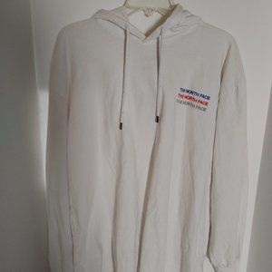 The North Face Hooded White Long Sleeve Shirt Mens Size XL-SEE PICS